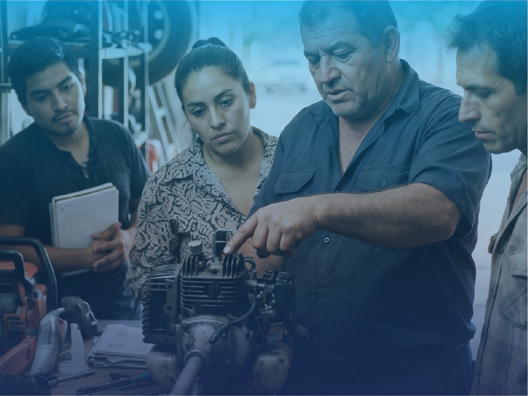 Reparación y mantenimiento de motores a dos tiempos